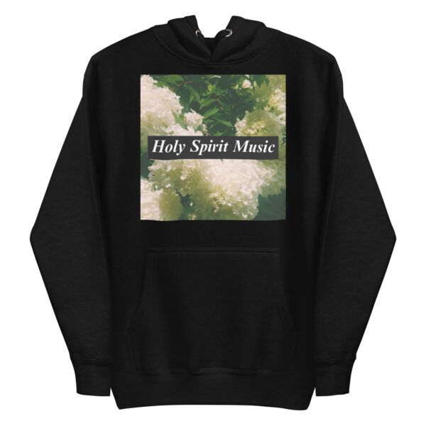 Holy Spirit Music - Oasis Black Premium Hoodie Front with Text
