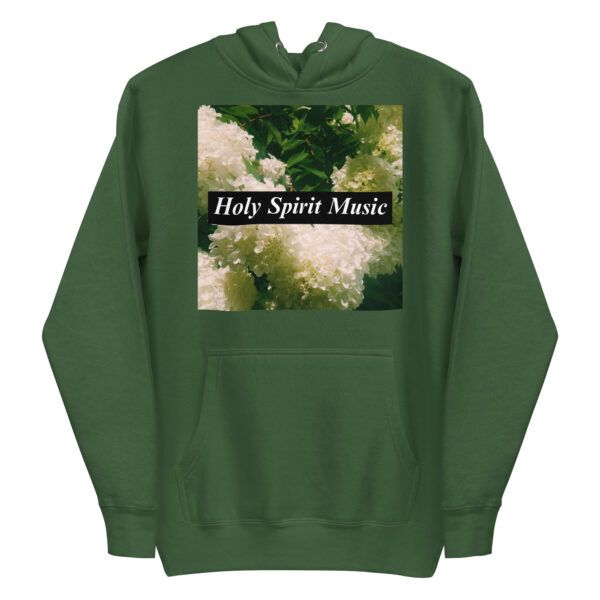 Holy Spirit Music - Oasis Green Premium Hoodie Front with Text