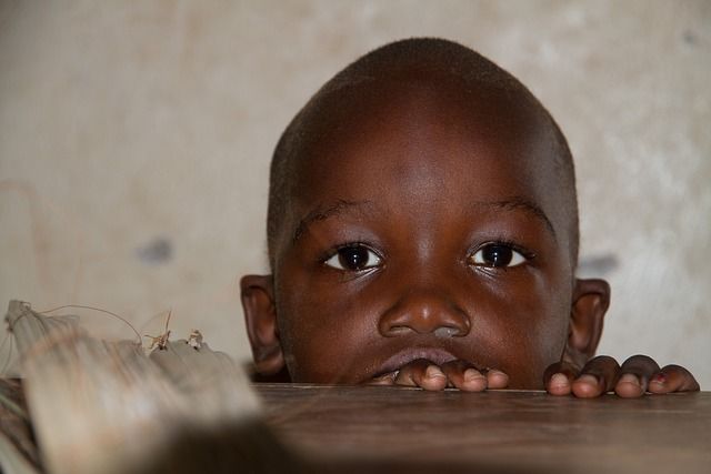 The Children's Newsletter by Bitney - African Child Behind Wooden Desk - Pixabay