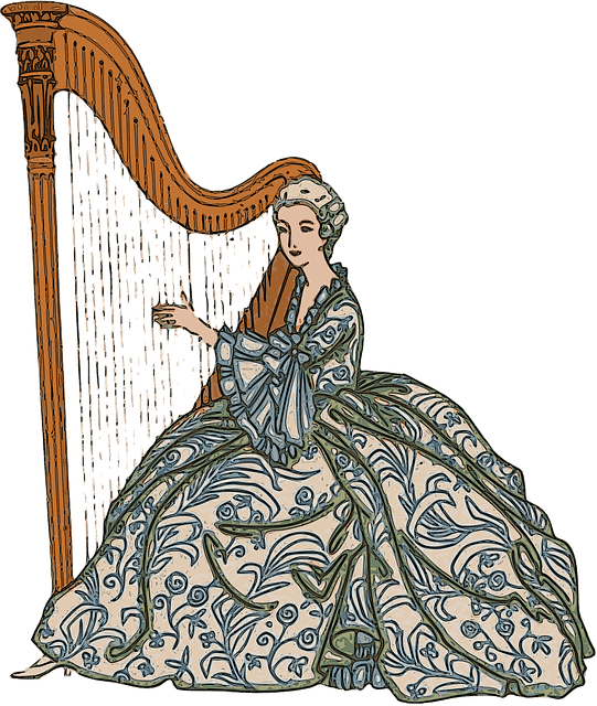 The Children's Newsletter by Bitney - Woman Playing the Harp - Pixabay