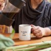 Woman Pouring Coffee Into Mug - Bitney Adventures God Made Everything Mug