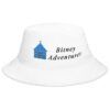 Bitney Adventures Bucket Hat With Logo - White Front