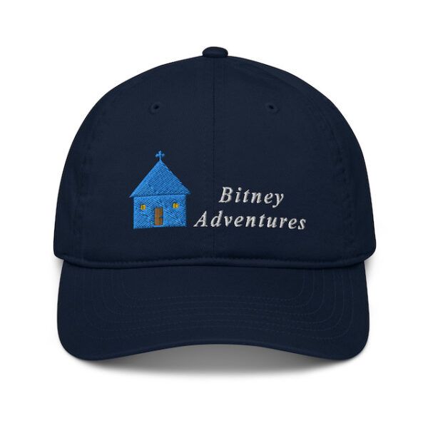 Bitney Adventures Organic Baseball Cap With Logo - Pacific Front